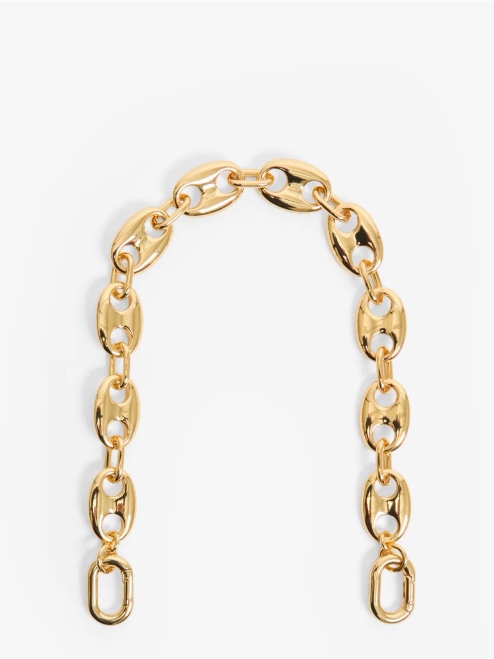 Clare V Shortie Strap - Gold Mariner Chain NWT